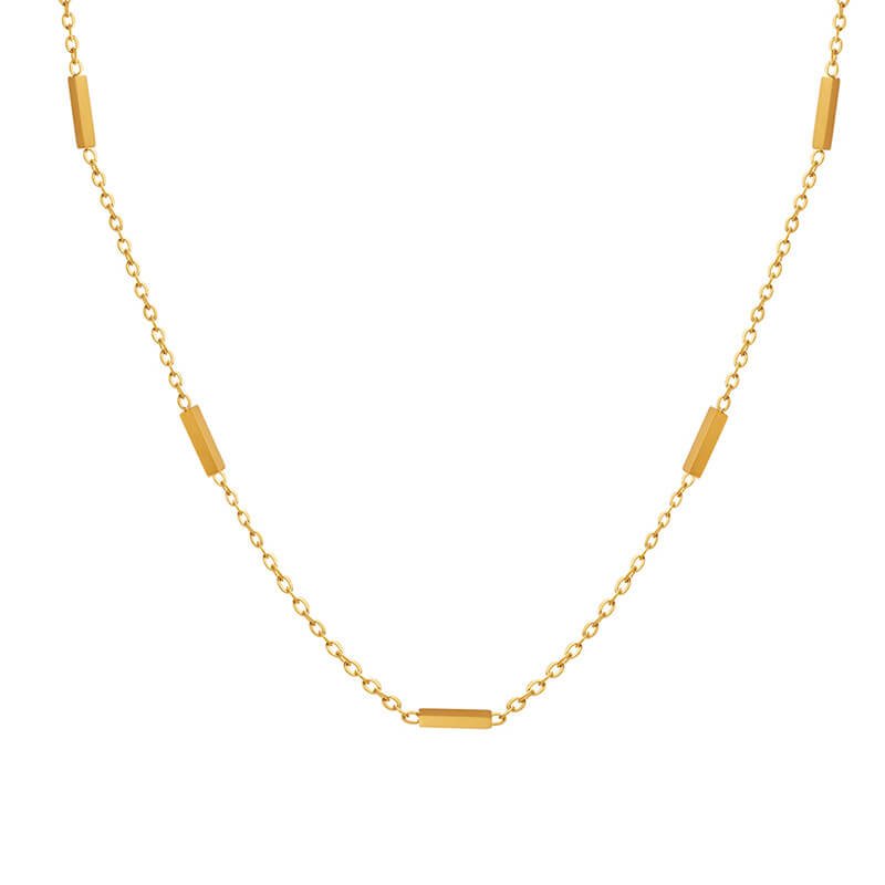 Alvora Serena Gold Necklace | Waterproof Minimal Jewellery 18K Gold