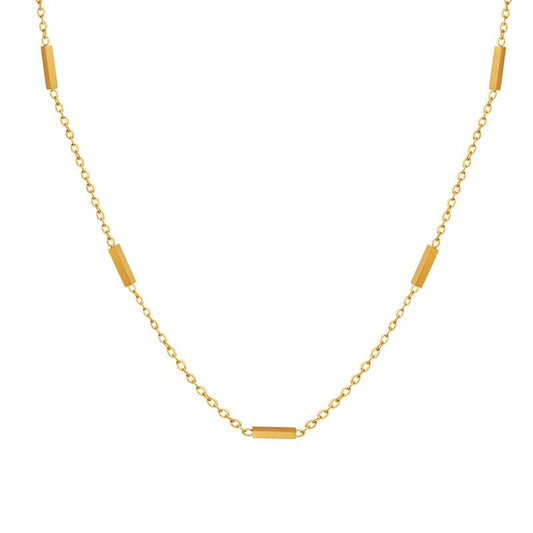 Alvora Serena Gold Necklace | Waterproof Minimal Jewellery 18K Gold