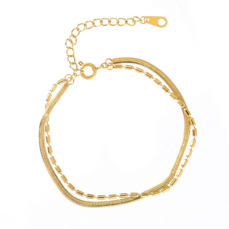 Solstice Gold Bracelet | Waterproof Minimal 18K Gold Jewelry