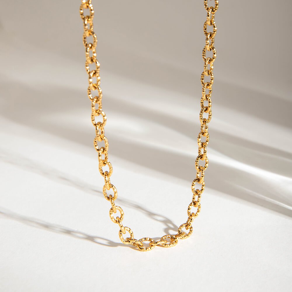 Starry Cross Necklace – 18K Gold Waterproof Cross Chain Necklace