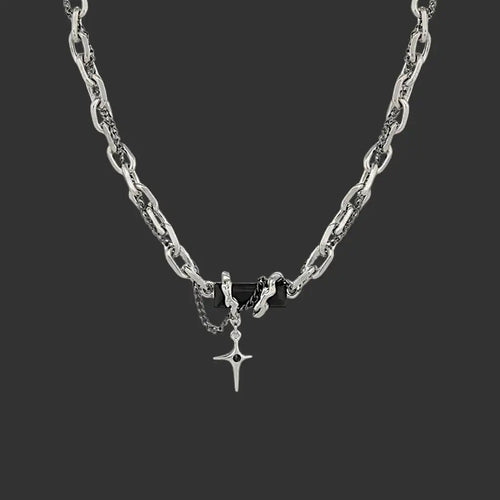 Vanta Onyx Star Necklace