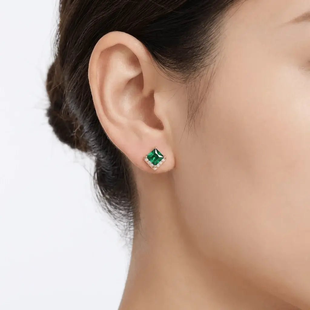 Emerald Grace Bundle | Gold Emerald Jewellery Set