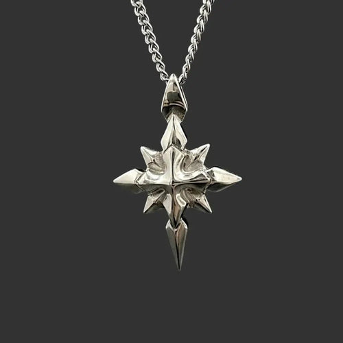 Voidstar – Dark Star Geometric Pendant Necklace